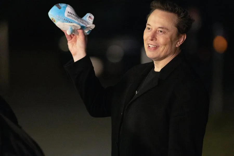 Elon Musk Xinhua/Hu Yousong